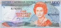 Gallery image for East Caribbean States p20g: 100 Dollars
